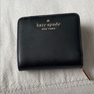Kate Spade Elegant Black Zip Wallet